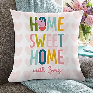 Peppa Pig Home Sweet Home Throw Pillow