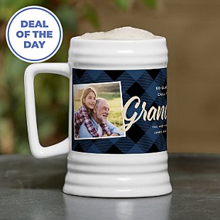 So Glad To Call You Dad Ceramic Beer Stein