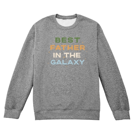 Best In The Galaxy Crew Sweatshirt - Gray - L