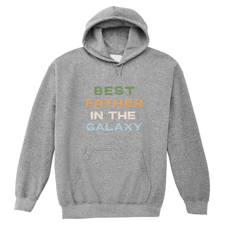 Best In The Galaxy Hooded Sweatshirt - Gray - L