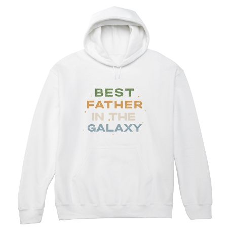 Best In The Galaxy Hooded Sweatshirt - White - M