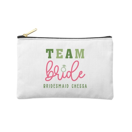 Team Bride Zipper Pouch - Small