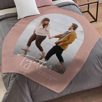 Together Photo Plush Blanket