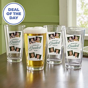 World's Greatest Photo Collage Pint Glass