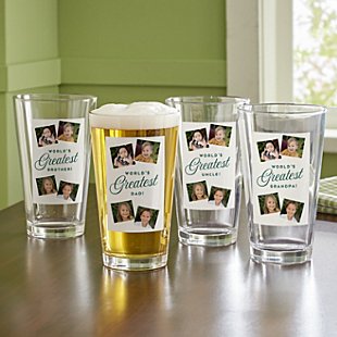 World's Greatest Photo Collage Pint Glass