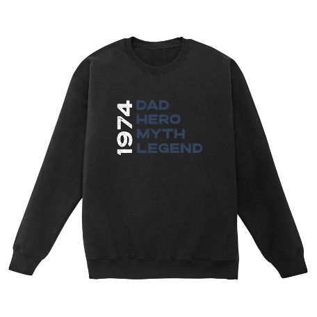 Year Established Legend Crew Sweatshirt - Black - M