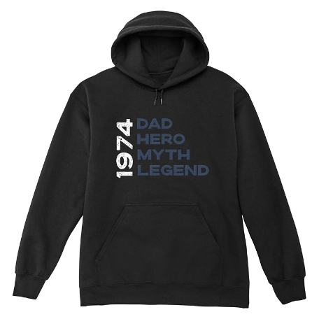 Year Established Legend Hooded Sweatshirt - Black - L