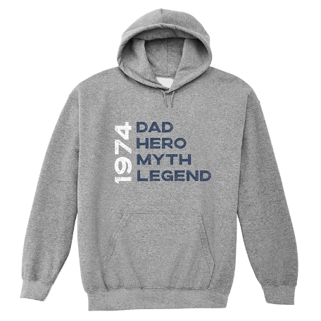 Year Established Legend Hooded Sweatshirt - Gray - 2XL