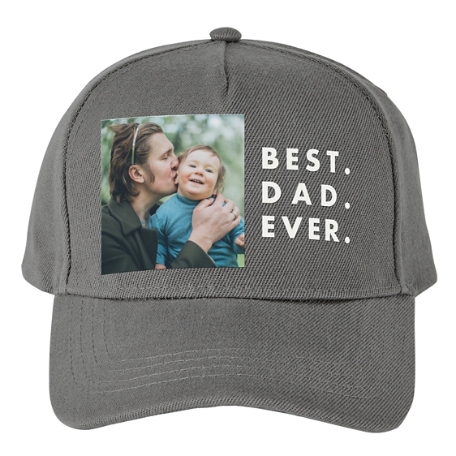 Best. Ever. Photo Hat - Gray