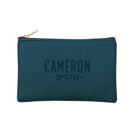 You Name It Zipper Pouch - Small - Navy Blue