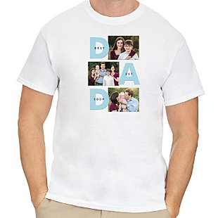 DAD Established Photo Collage T-Shirt