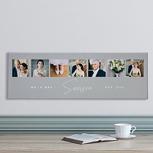 Elegant Couple Photo Collage Canvas