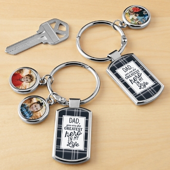 Greatest Hero Photo Keychain