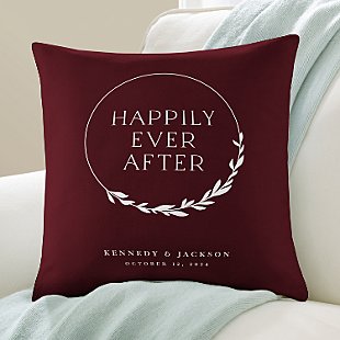 Happily Ever After Throw Pillow