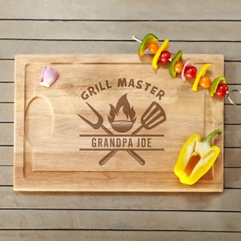 Legendary Grill Master Wood Cutting Board