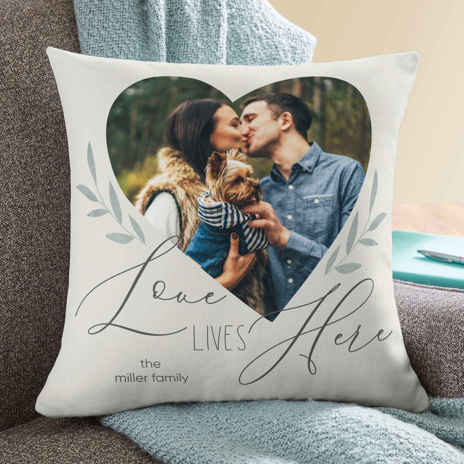 Pillows with family pictures best sale