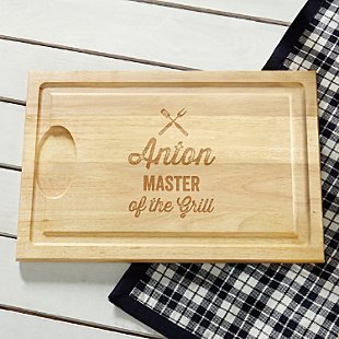 Master of the Grill Maple Wood Cutting Board