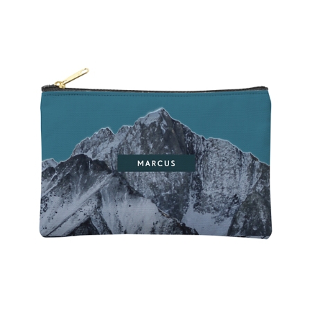 Mountain Name Zipper Pouch - Small