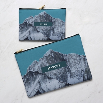 Mountain Name Zipper Pouch