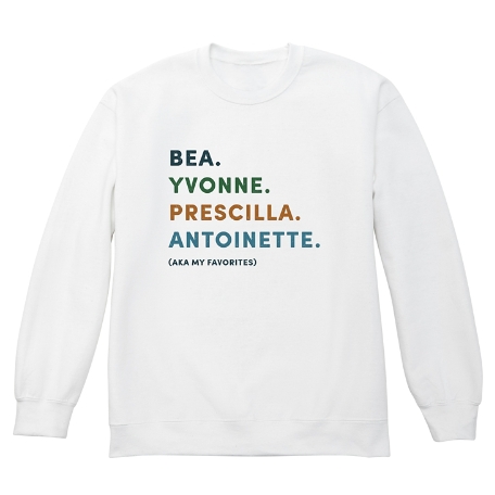 My Favorites Crew Sweatshirt - M - White