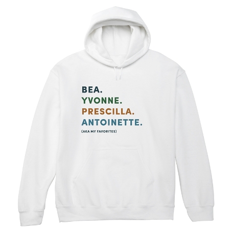 My Favorites Hooded Sweatshirt - L - White