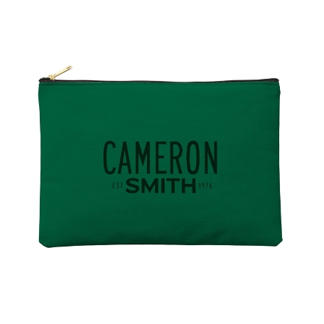 Favorite Things Zipper Pouch - Large - Green