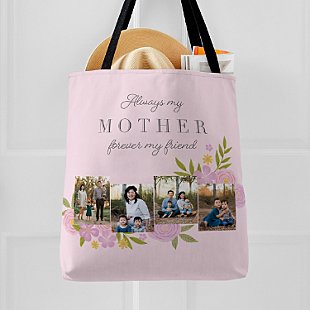 Forever My Friend Photo Collage Tote Bag