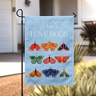 Her Love Bugs Garden Flag