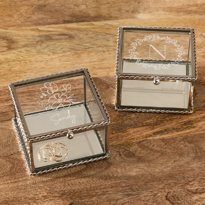 Just for Her Glass Keepsake Box
