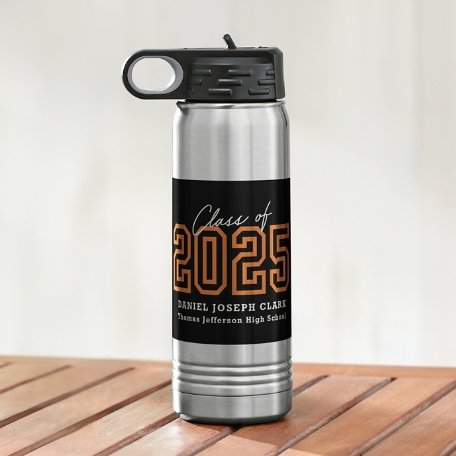 Loud and Proud Graduation Year  Stainless Steel Water Bottle