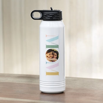 Mom Photo Water Bottle