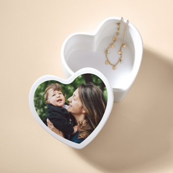 Picture Perfect Photo Heart Keepsake Box