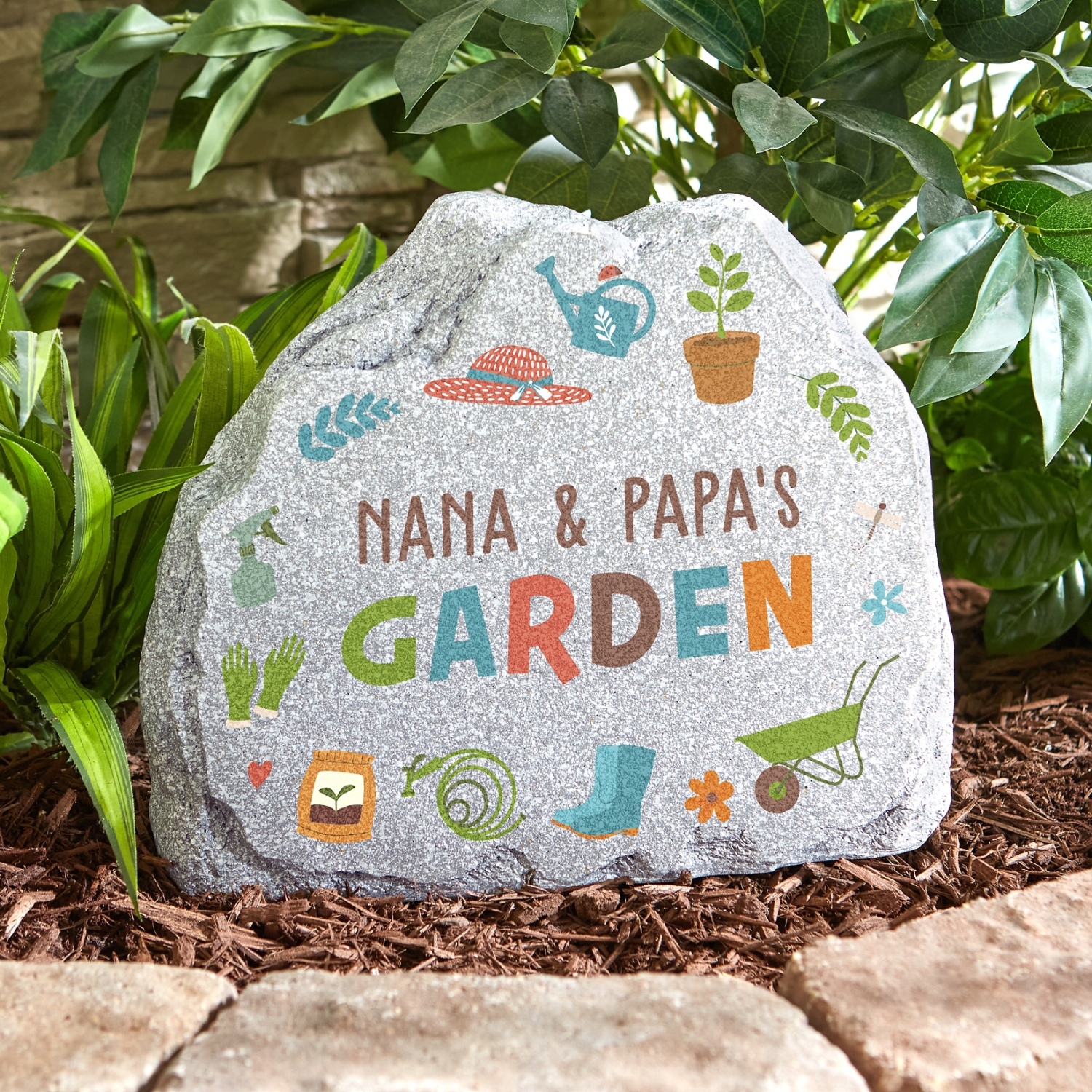 Planted with Love Standing Garden Stone