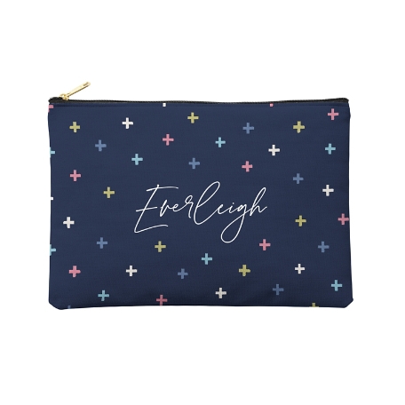 Positive Vibes Zipper Pouch - Large