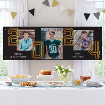 Radiant Graduate Trio Photo Banner