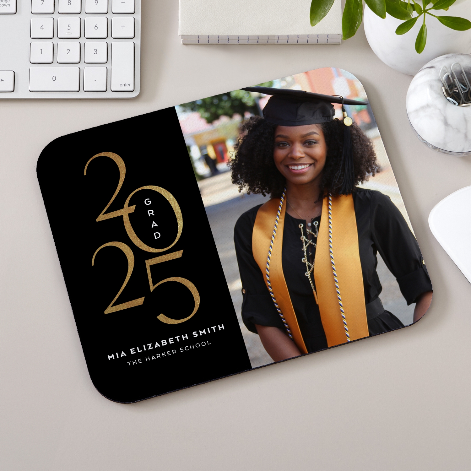 Shining Year Graduation Photo Mouse Pad