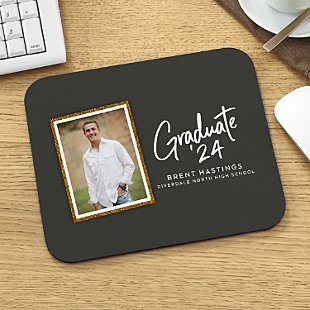 Sign of Success Graduation Photo Mouse Pad