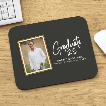 Sign of Success Graduation Photo Mouse Pad
