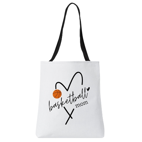 Sports Heart Tote Bag - Basketball