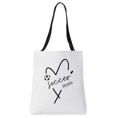 Sports Heart Tote Bag - Soccer