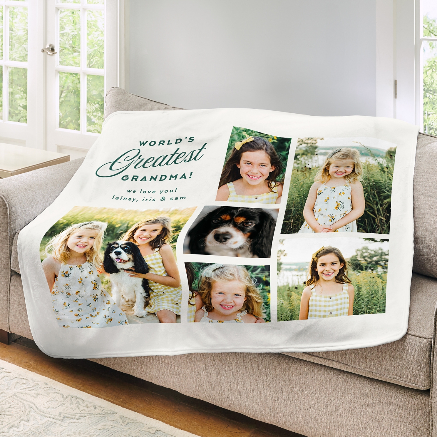 World's Greatest Photo Collage Plush Blanket