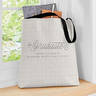 Written With Love Graduation Tote Bag