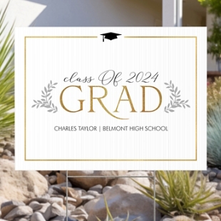 Branch Out Graduate Yard Sign