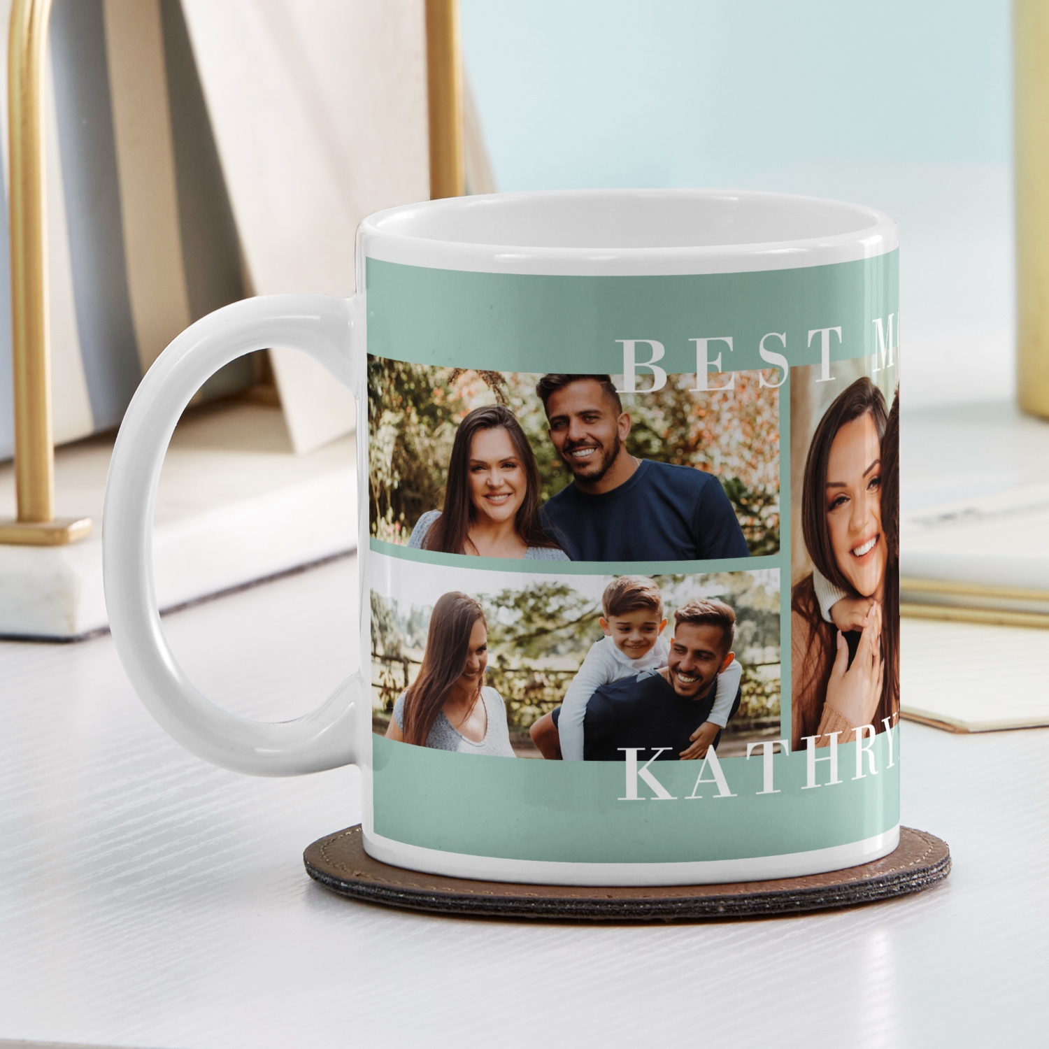 Best Ever Photo Collage Mug