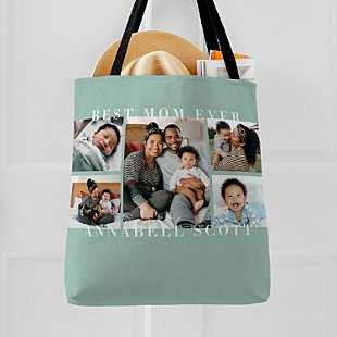Best Ever Photo Collage Tote Bag