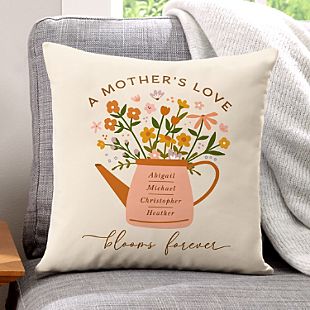 Blooms Forever Throw Pillow
