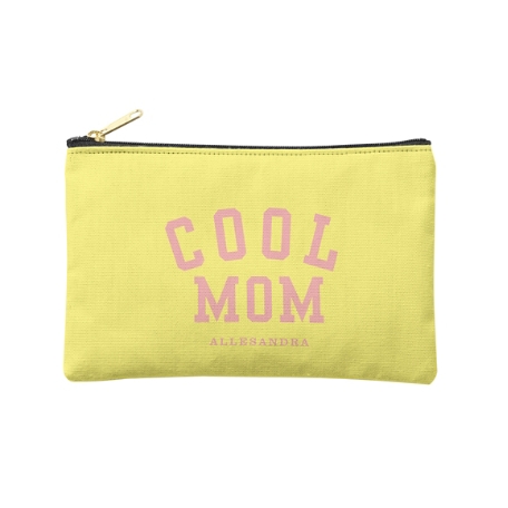 Cool Mom Zipper Pouch - Yellow - S
