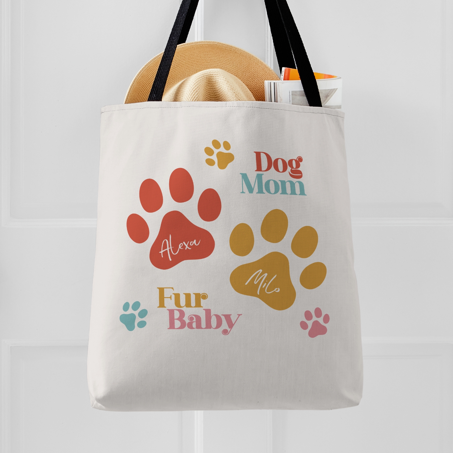 Dog Mom Tote Bag