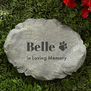 Personalized pet clearance memorial garden stones