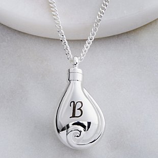 No Tears In Heaven Cremation Necklace